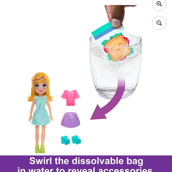 Polly Pocket Dolls & Playset, Lil’ Styles Travel Toy Collection with 3-inch Doll - Picture 10 of 12